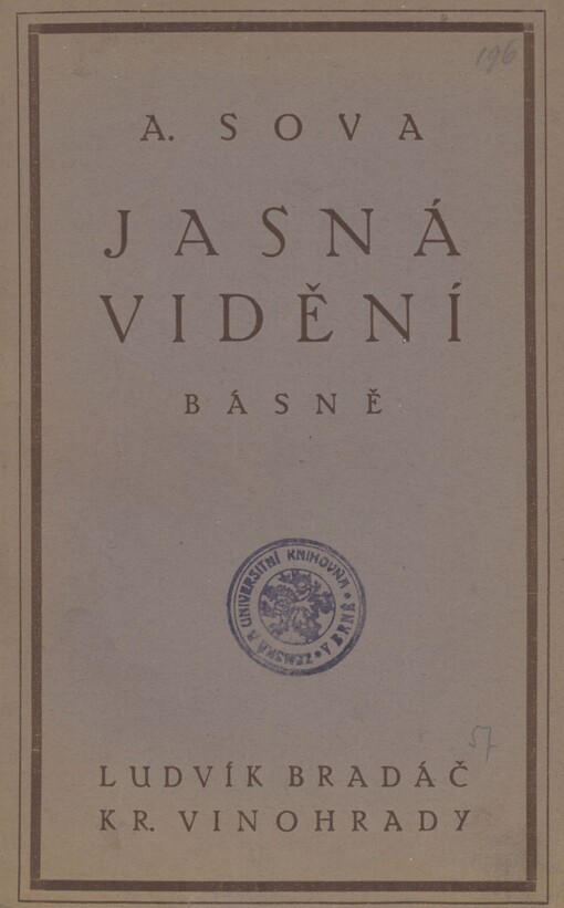 Jasná vidění: básně