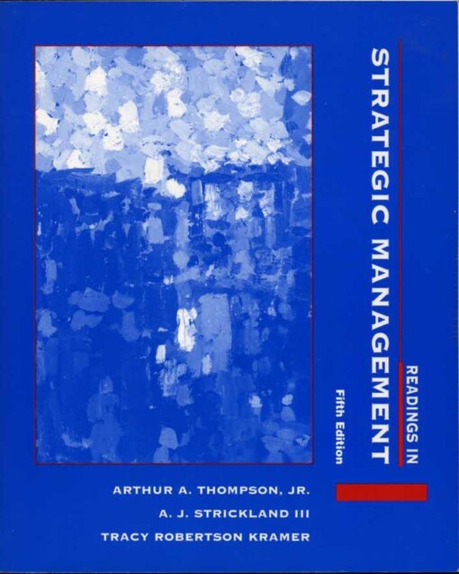 Readings in Strategic Management