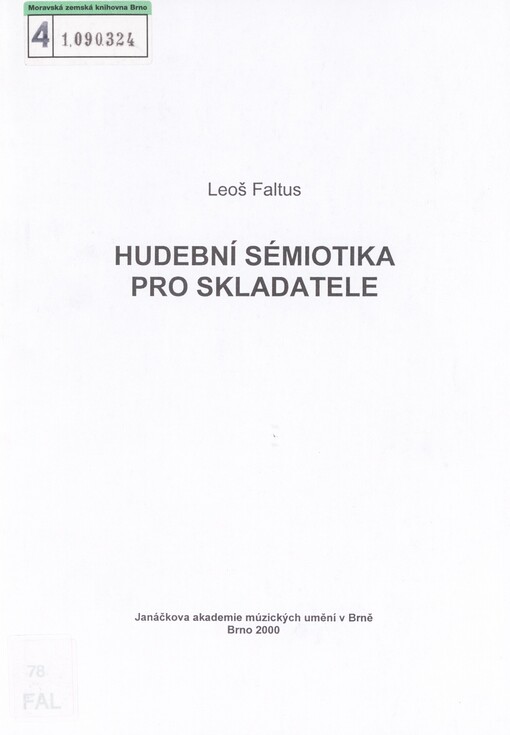Hudební sémiotika pro skladatele
