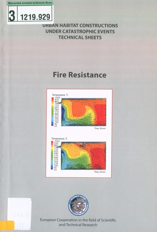 Fire resistance: urban habitat constructions under catastrophic events : technical sheets
