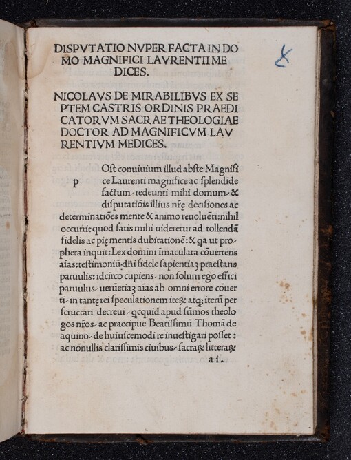 Konvolut začínající dílem: De concepcione Virginis Mariae: Declaratio sententiae S. Bernardi de conceptione Virginis Mariae