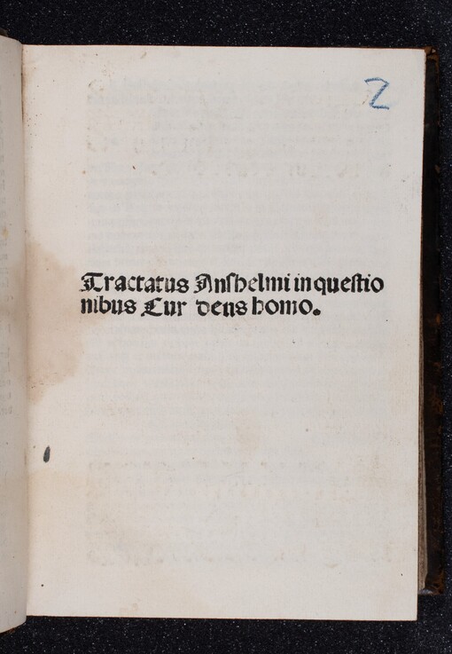 Konvolut začínající dílem: De concepcione Virginis Mariae: Declaratio sententiae S. Bernardi de conceptione Virginis Mariae