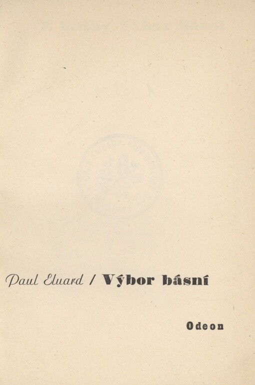 Výbor básní: (1918-1938)