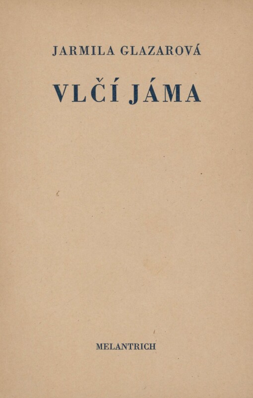 Vlčí jáma: román