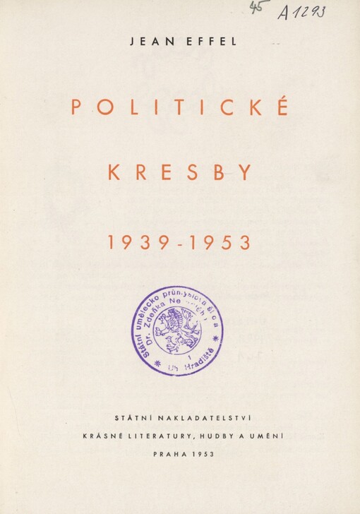 Politické kresby 1939-1953