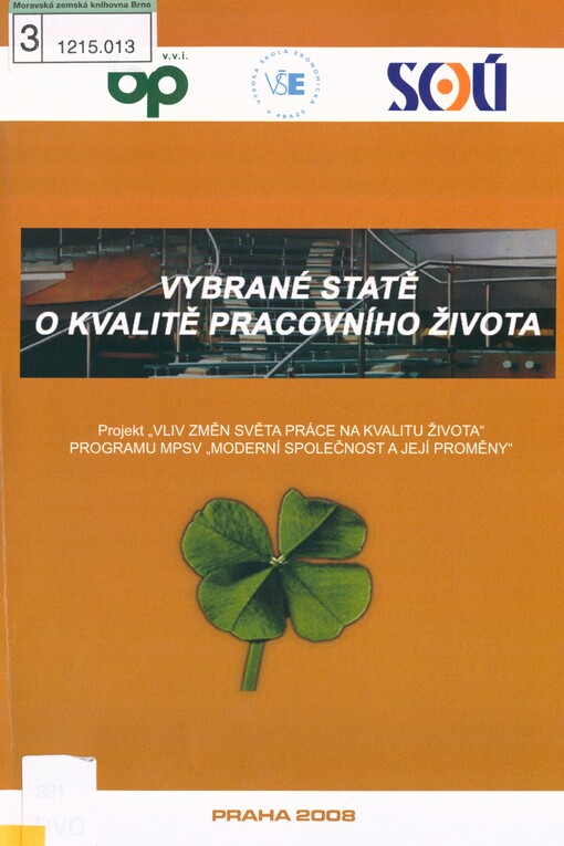 Vybrané statě o kvalitě pracovního života