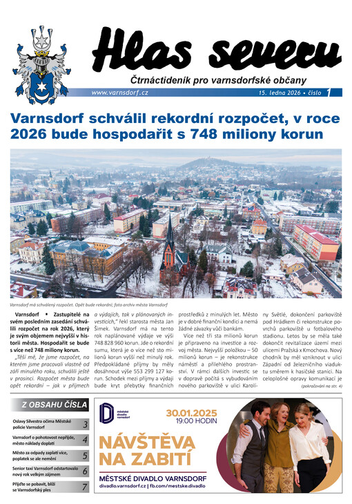 Hlas severu : časopis pro varnsdorfské občany