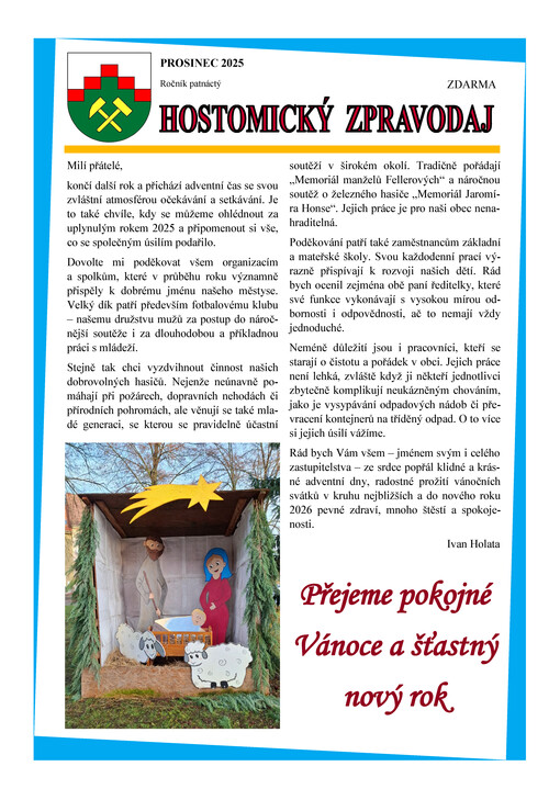 Hostomický zpravodaj