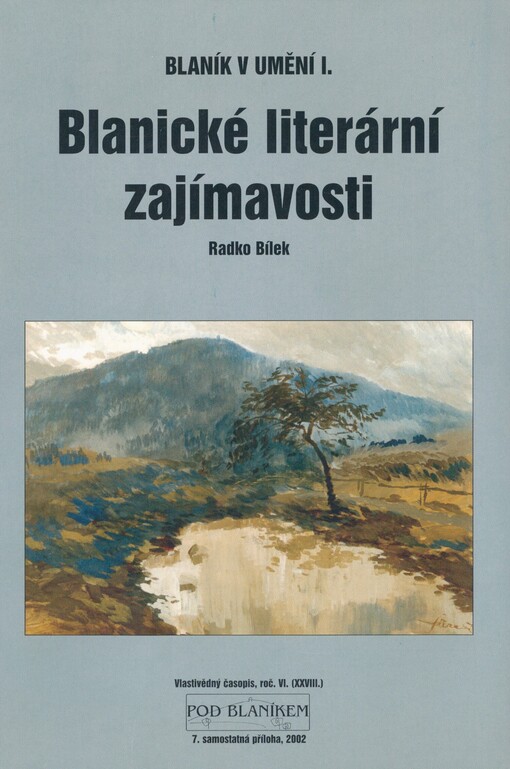 Blaník v umění. I. Blanické literární zajímavosti