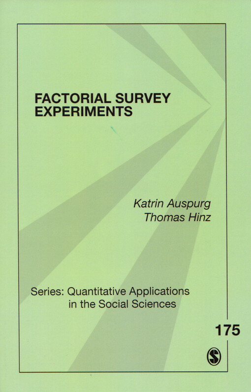Factorial survey experiments