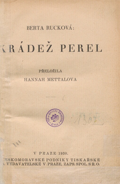 Krádež perel