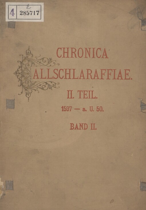 Chronica Allschlaraffiae