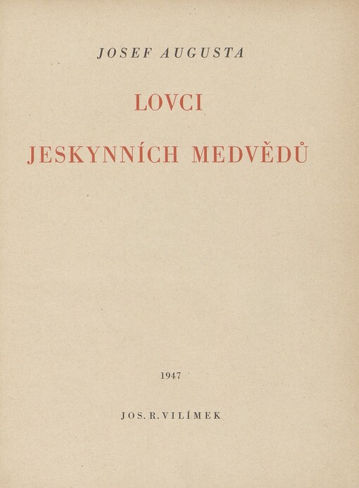 Lovci jeskynních medvědů