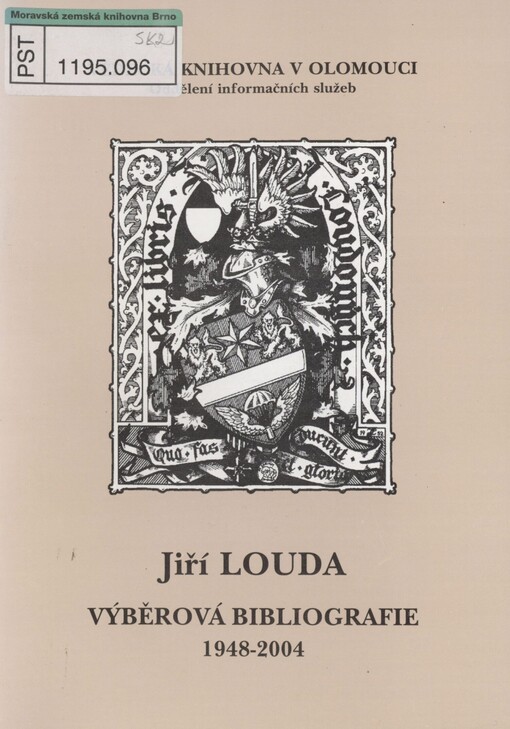 Jiří Louda: výběrová bibliografie, 1948-2004