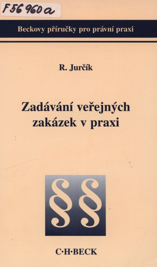 Zadávání veřejných zakázek v praxi