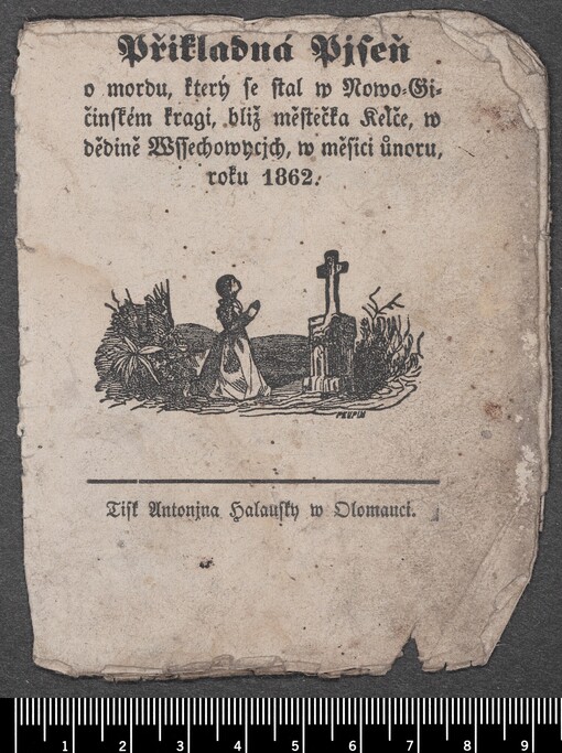 Přikladná Pjseň o mordu, který se stal w Nowo-Gičinském kragi, bliž městečka Kelče, w dědině Wssechowycjch, w měsici ůnoru, roku 1862