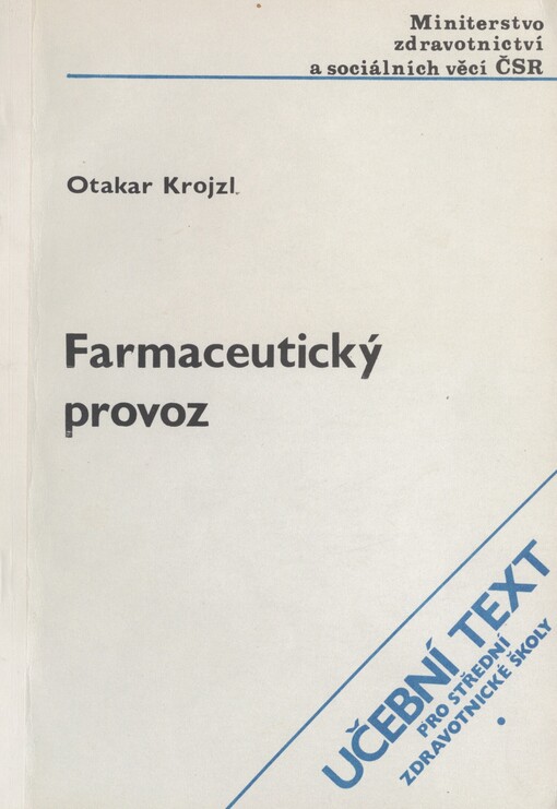 Farmaceutický provoz