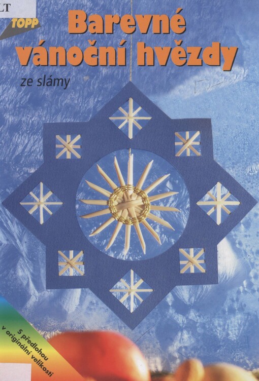 Barevné vánoční hvězdy ze slámy