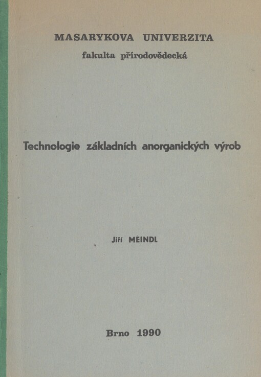 Technologie základních anorganických výrob