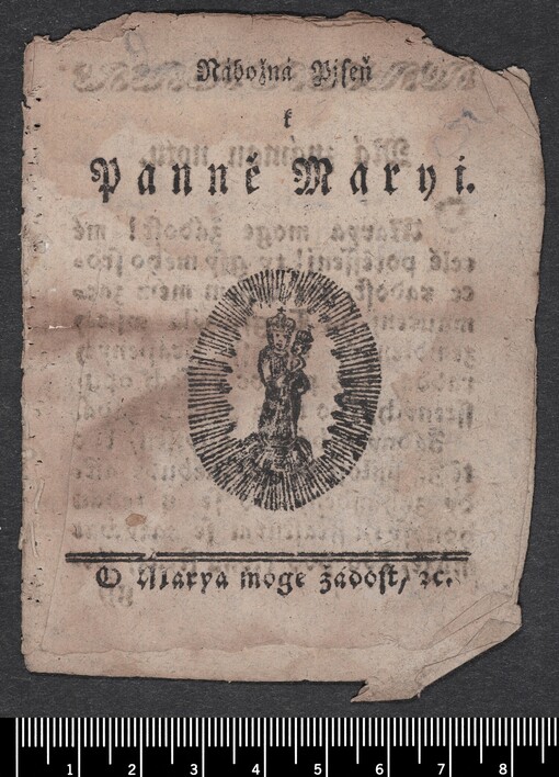 Nábožná Pjseň k Panně Maryi: O Marya moge žádost, etc