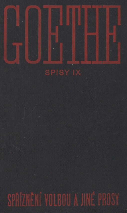 Spříznění volbou a jiné prosy