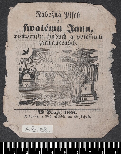 Nábožná Pjsen k swatému Janu, spomocnjku chudých a potěssiteli zarmaucených