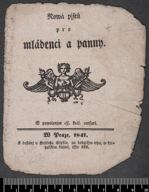 Nowá pjseň pro mládenci a panny