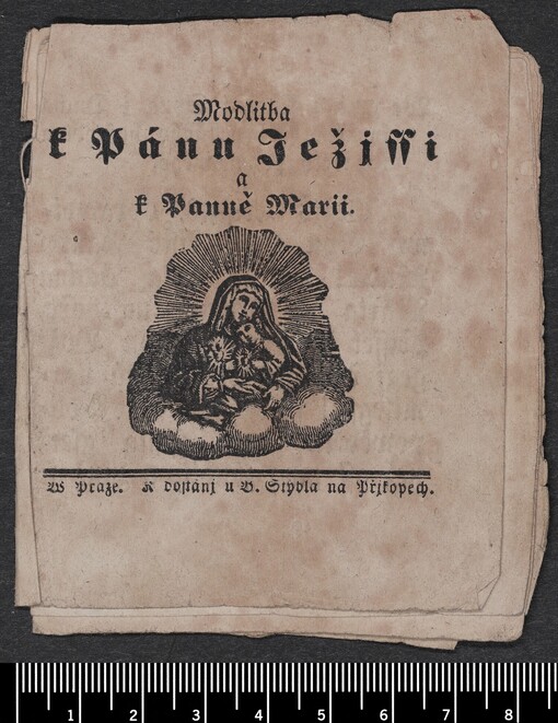 Modlitba k Pánu Ježjssi a k Panně Marii