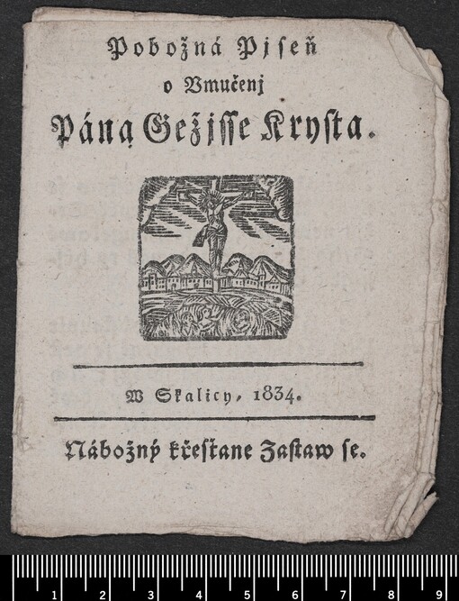 Pobožná Pjseň o Vmučenj Pána Gežjsse Krysta