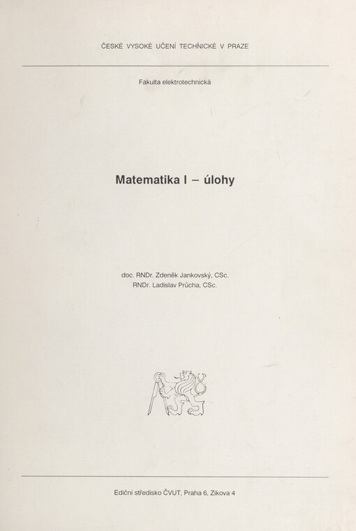 Matematika I - úlohy