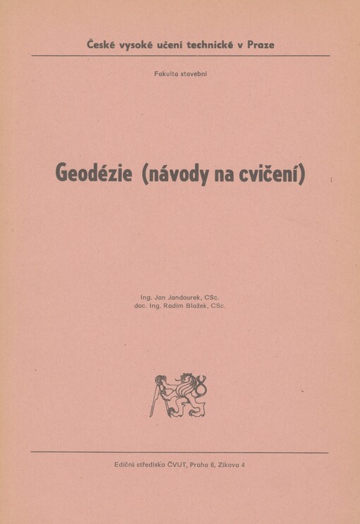 Geodézie: návody na cvičení