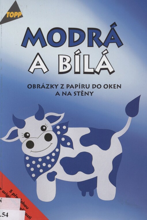 Modrá a bílá: obrázky z papíru do oken a na stěny