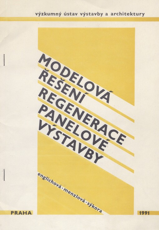 Modelová řešení regenerace panelové výstavby