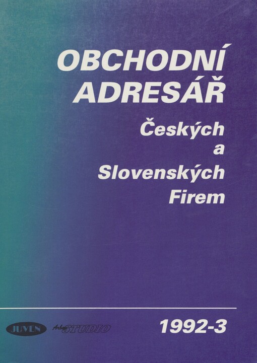 Obchodní adresář českých a slovenských firem 1992-3