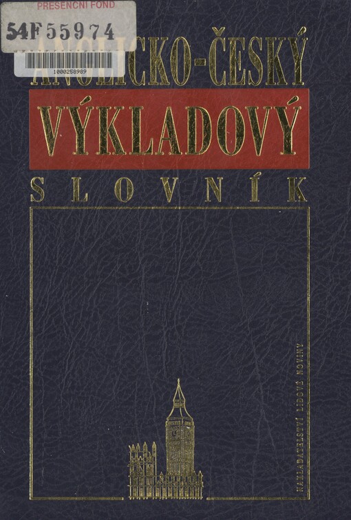 Anglicko-český výkladový slovník