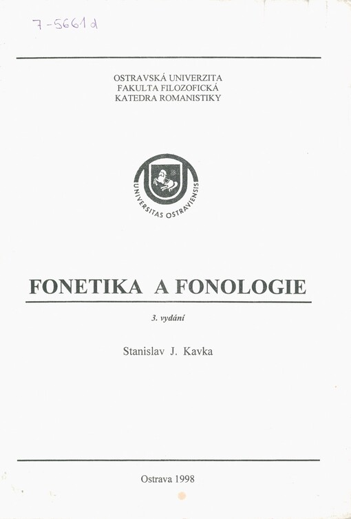 Fonetika a fonologie