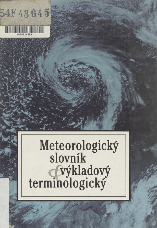 Meteorologický slovník výkladový & terminologický