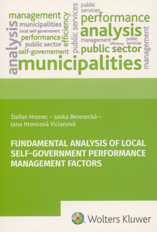 Fundamental analysis of local self-government performance management factors
