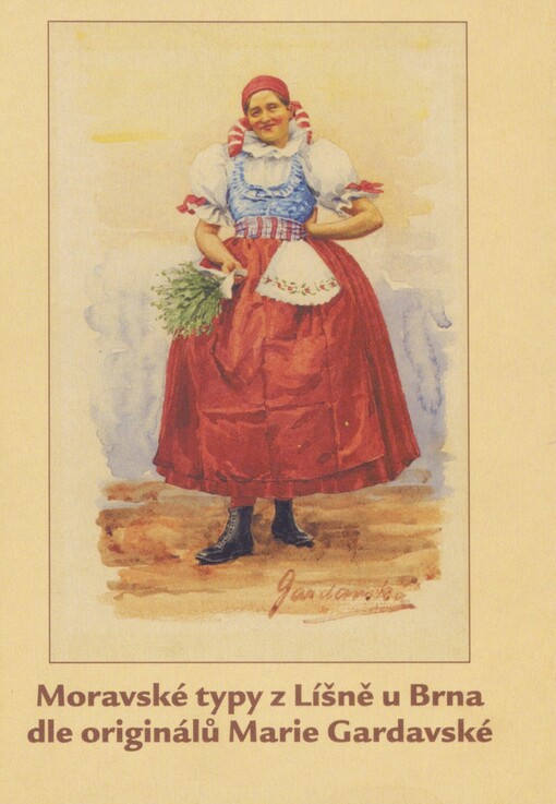 Moravské typy z Líšně u Brna dle originálů Marie Gardavské