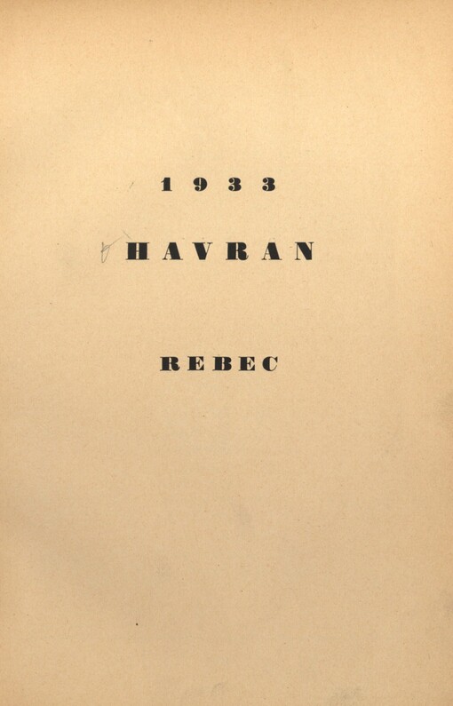 Havran 1933