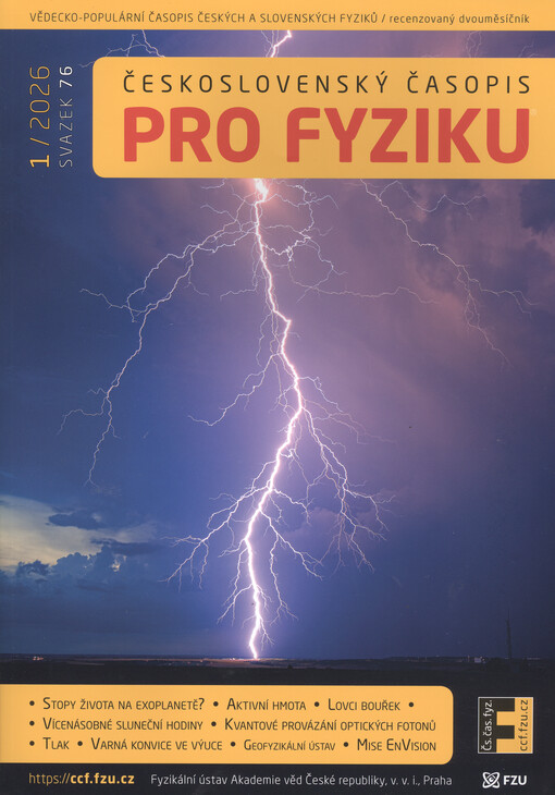 Československý časopis pro fyziku = Czechoslovak Journal of Physics