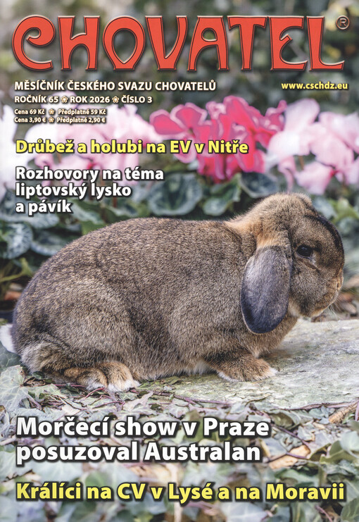 Chovatel : odborně zájmový měsíčník Českého svazu chovatelů