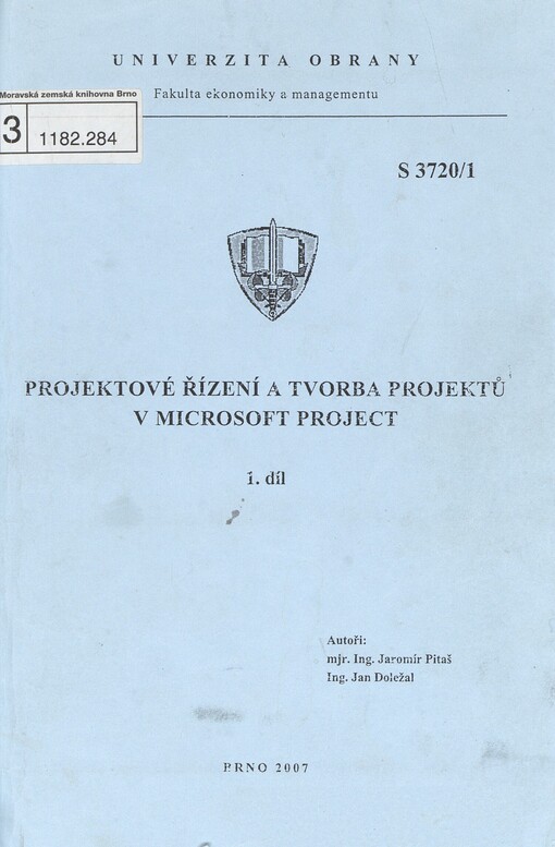 Projektové řízení a tvorba projektů v Microsoft Project