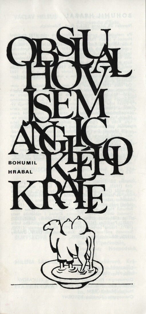 Bohumil Hrabal, Obsluhoval jsem anglického krále :