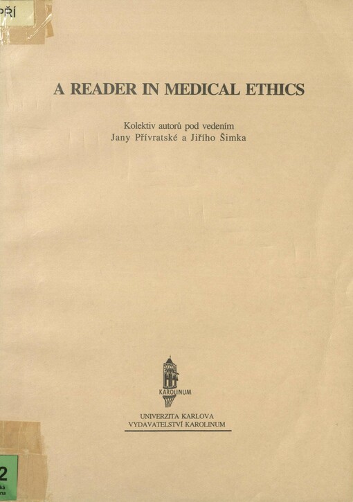 A reader in medical ethics