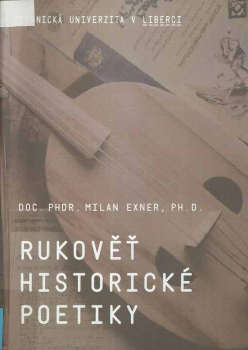 Rukověť historické poetiky: od Homéra k romantismu