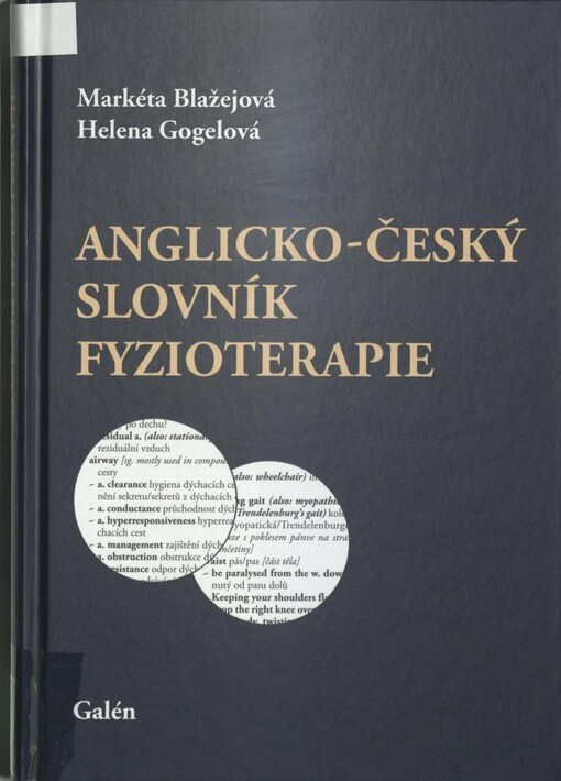 Anglicko-český slovník fyzioterapie