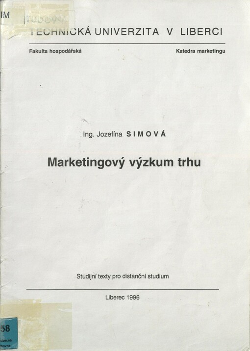Marketingový výzkum trhu