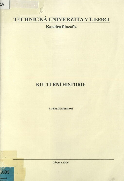 Kulturní historie