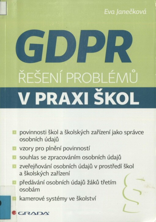 GDPR: řešení problémů v praxi škol